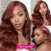 #33 Reddish Brown 13x4 Transparent Lace Front Body Wave Season Vibe Wig