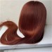 #33 Reddish Brown 13x4 Transparent Lace Front Straight Season Vibe Wig