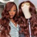 #33 Reddish Brown 13x4 Transparent Lace Front Body Wave Season Vibe Wig