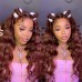 #33 Reddish Brown 13x4 Transparent Lace Front Body Wave Season Vibe Wig