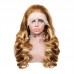 Body Wave Honey Blonde Highlight #4/27 Lace Front Wig