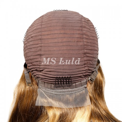 Body Wave Honey Blonde Highlight #4/27 Lace Front Wig | Human Hair Wig | Lace Front