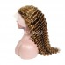 Deep Wave Honey Blonde Highlight #4/27 Lace Front Wig