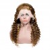 Deep Wave Honey Blonde Highlight #4/27 Lace Front Wig