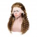 Deep Wave Honey Blonde Highlight #4/27 Lace Front Wig