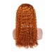 Orange Ginger Color 13x4 Lace Front Wig