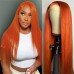 Orange Ginger Color 13x4 Lace Front Wig