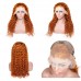 Orange Ginger Color 13x4 Lace Front Wig