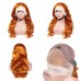 Orange Ginger Color 13x4 Lace Front Wig