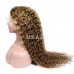 Honey Blonde Highlight #4/27 Lace Front Wig Water Wave