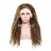 Honey Blonde Highlight #4/27 Lace Front Wig Water Wave