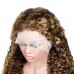 Honey Blonde Highlight #4/27 Lace Front Wig Water Wave