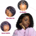 12A Double Drawn Water Wave 13x4 Transparent Lace Full Frontal Wig