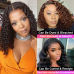 12A Double Drawn Water Wave 13x4 Transparent Lace Full Frontal Wig