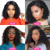 12A Double Drawn Water Wave 13x4 Transparent Lace Full Frontal Wig