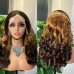 #4/30/4 Double Drawn Bouncy Curl 13x4 Transparent Lace Full Frontal 300% Density Wig