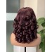 #99J 5x5 Glueless Double Drawn Bouncy Curl Transparent Lace Closure Wig