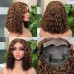 Water Wave 5x5 Double Drawn Transparent Lace Closure Bob Wig