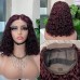 Water Wave 5x5 Double Drawn Transparent Lace Closure Bob Wig