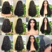 5x5 Glueless Wear And Go Pre Cut Lace Water Wave Double Drawn Transparent Lace Closure Wig