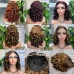Bouncy Curl 5x5 Double Drawn Transparent Lace Closure Wig