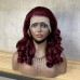 #99j Double Drawn Bouncy Curl 13x4 Transparent Lace Full Frontal 300% Density Wig