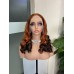 #350/4 Ombre Double Drawn Bouncy Curl 13x4 Transparent Lace Full Frontal 300% Density Wig