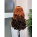 #350/4 Ombre Double Drawn Bouncy Curl 13x4 Transparent Lace Full Frontal 300% Density Wig