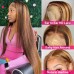 300% Density Double Drawn Bone Straight 13x4 HD Transparent Lace Full Frontal Wig