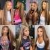 300% Density Double Drawn Bone Straight 13x4 HD Transparent Lace Full Frontal Wig