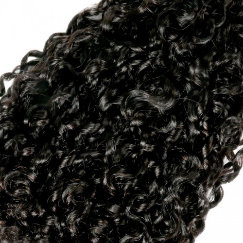 Curly (Pissy A) Virgin Human Hair Double Drawn Bundles | Human Hair Wig | Lace Front