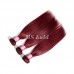 #99J Burgundy Color Natural Straight Virgin Human Hair Bundles