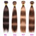 Virgin Colored Natural Straight Brazilian Human Hair Bundles