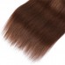 #4 Chocolate Brown Natural Straight Brazilian Human Hair Bundles