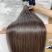 Wholesale #2 Raw Hair Bulk Brown Straight Human Hair Bulk Extension for Braiding 1kg