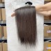 Wholesale #2 Raw Hair Bulk Brown Straight Human Hair Bulk Extension for Braiding 1kg
