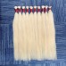 Wholesale #613 Raw Hair Bulk Blonde Straight Human Hair Bulk Extension for Braiding 1kg