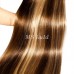 #4/27 Honey Blonde Highlight Natural Straight Virgin Human Hair Bundles