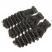 Deep Curly Virgin Human Hair Double Drawn Bundles
