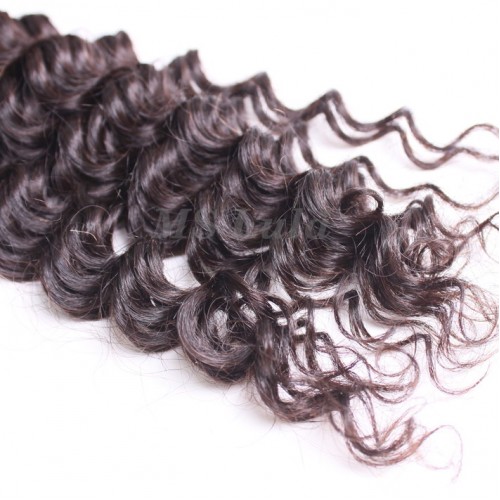 Virgin Hair Bundles Deep Wave Curly 5pcs | Human Hair Wig | Lace Front