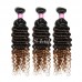 T1B/4/30 Ombre Hair Bundles Virgin Deep Wave Hair Weave