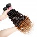 T1B/4/30 Ombre Hair Bundles Virgin Deep Wave Hair Weave