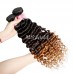 T1B/4/30 Ombre Hair Bundles Virgin Deep Wave Hair Weave