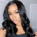 Human Hair Body Wave Transparent Full Lace Wigs