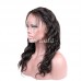 Human Hair Body Wave Transparent Full Lace Wigs