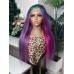 Customized Colored Straight Virgin Human Hair Transparent Lace Full Lace Wigs