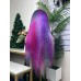 Customized Colored Straight Virgin Human Hair Transparent Lace Full Lace Wigs
