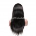 Virgin Human Hair Straight Transparent Full Lace Wigs