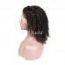 Kinky Curly Transparent Full Lace Wig Virgin Human Hair Wigs