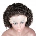 Kinky Curly Transparent Full Lace Wig Virgin Human Hair Wigs